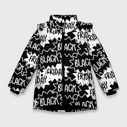 Куртка зимняя для девочки Black friday, цвет: 3D-черный