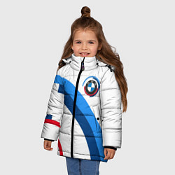 Куртка зимняя для девочки M perfomance - bmw, цвет: 3D-красный — фото 2