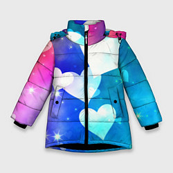 Зимняя куртка для девочки Dreamy Hearts Multicolor