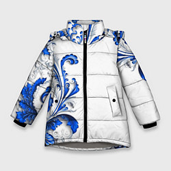 Зимняя куртка для девочки Русские узоры
