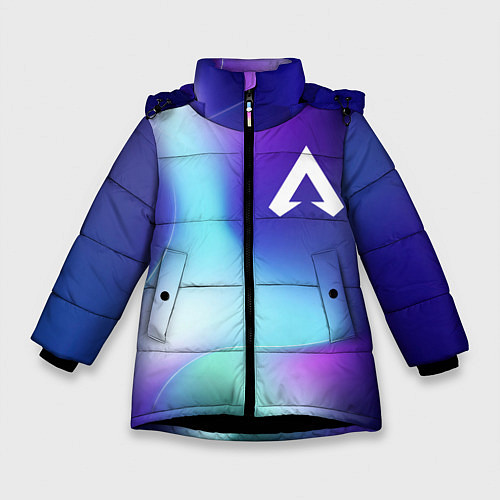 Зимняя куртка для девочки Apex Legends northern cold / 3D-Черный – фото 1