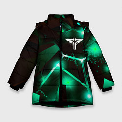 Куртка зимняя для девочки The Last Of Us разлом плит, цвет: 3D-черный