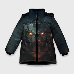 Зимняя куртка для девочки Space marine machine