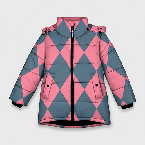 Зимняя куртка для девочки Хаул / 3D-Черный – фото 1