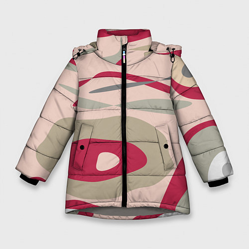 Зимняя куртка для девочки Magenta / 3D-Светло-серый – фото 1
