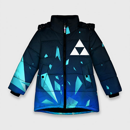 Зимняя куртка для девочки Zelda взрыв частиц / 3D-Черный – фото 1