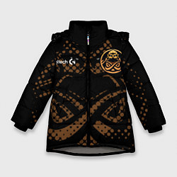 Куртка зимняя для девочки Форма ENCE, цвет: 3D-светло-серый