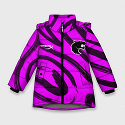 Куртка зимняя для девочки Furia pink, цвет: 3D-светло-серый