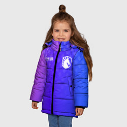 Куртка зимняя для девочки Форма Team Liquid, цвет: 3D-черный — фото 2