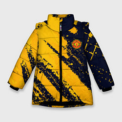 Зимняя куртка для девочки Manchester United FC ФК Манчестер Юнайтед
