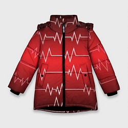 Куртка зимняя для девочки Pulse, цвет: 3D-черный