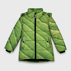 Зимняя куртка для девочки Травяной паттерн