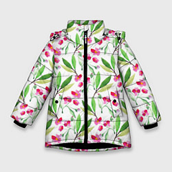 Зимняя куртка для девочки Tender flowers