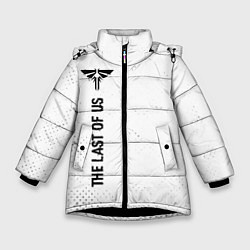 Куртка зимняя для девочки The Last Of Us glitch на светлом фоне: по-вертикал, цвет: 3D-черный