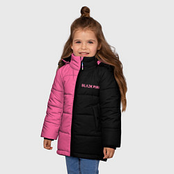 Куртка зимняя для девочки Blackpink- двойной, цвет: 3D-красный — фото 2