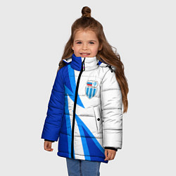 Куртка зимняя для девочки Волгоградский ротор - клуб, цвет: 3D-черный — фото 2