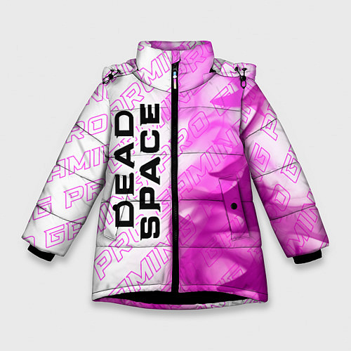 Зимняя куртка для девочки Dead Space pro gaming: по-вертикали / 3D-Черный – фото 1