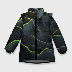Зимняя куртка для девочки Рельефная текстура