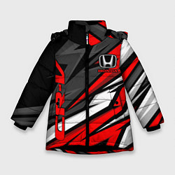 Зимняя куртка для девочки Honda - CR-V - геометрия