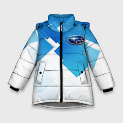 Зимняя куртка для девочки Subaru art