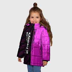 Куртка зимняя для девочки FNAF pro gaming по-вертикали, цвет: 3D-черный — фото 2
