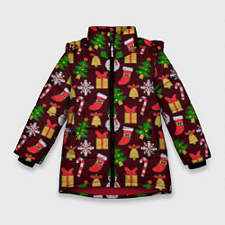 Зимняя куртка для девочки Christmas sparkles