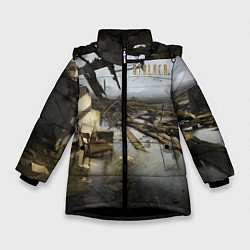 Куртка зимняя для девочки STALKER 2 дом на болотах, цвет: 3D-черный