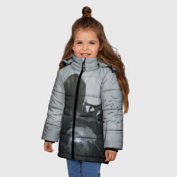 Куртка зимняя для девочки STALKER 2 одиночка постер, цвет: 3D-светло-серый — фото 2