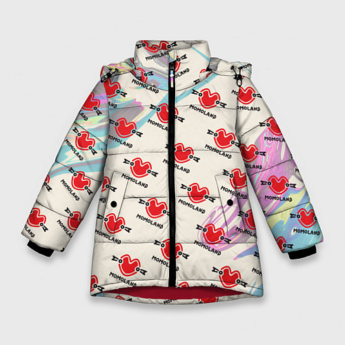 Зимняя куртка для девочки Momaland pattern / 3D-Красный – фото 1
