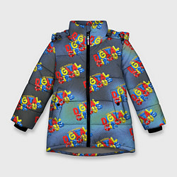 Зимняя куртка для девочки The amazing digital circus pattern
