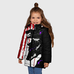 Куртка зимняя для девочки Стая на охоте, цвет: 3D-черный — фото 2