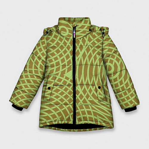 Зимняя куртка для девочки Вертеп dark / 3D-Черный – фото 1
