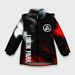 Зимняя куртка для девочки Linkin park flame