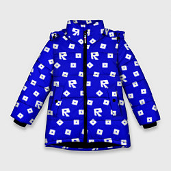 Зимняя куртка для девочки Роблокс паттерн мобайл