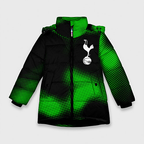 Зимняя куртка для девочки Tottenham sport halftone / 3D-Черный – фото 1