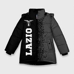 Зимняя куртка для девочки Lazio sport на темном фоне по-вертикали