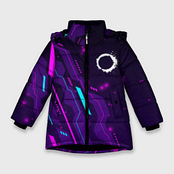Зимняя куртка для девочки The Callisto Protocol neon gaming