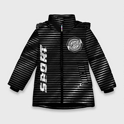 Куртка зимняя для девочки Chrysler sport metal, цвет: 3D-черный