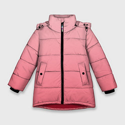 Зимняя куртка для девочки Нежный розовый градиент