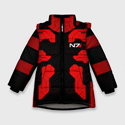 Зимняя куртка для девочки Mass Effect - Red armor