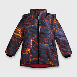 Зимняя куртка для девочки Вулканическая лава