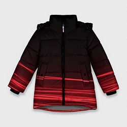 Куртка зимняя для девочки Веяние, цвет: 3D-светло-серый