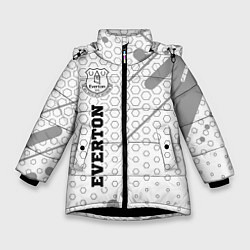 Зимняя куртка для девочки Everton sport на светлом фоне по-вертикали