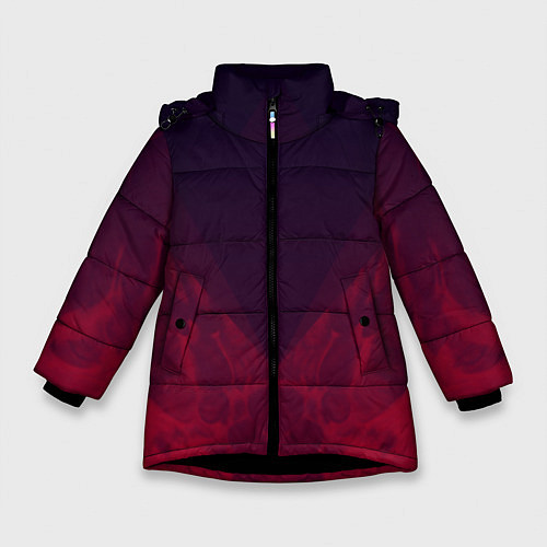 Зимняя куртка для девочки Control ужас исов / 3D-Черный – фото 1