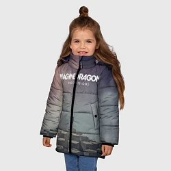 Куртка зимняя для девочки Imagine Dragons: Night Visions, цвет: 3D-черный — фото 2