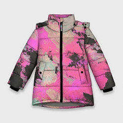 Зимняя куртка для девочки Краска