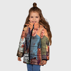 Куртка зимняя для девочки GTA 5: Gangsta, цвет: 3D-светло-серый — фото 2