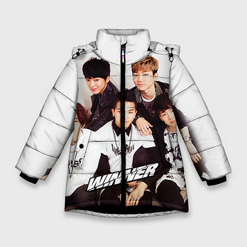 Зимняя куртка для девочки Winner Boys / 3D-Черный – фото 1