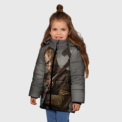 Куртка зимняя для девочки Флоки, цвет: 3D-красный — фото 2