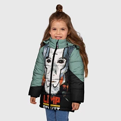 Куртка зимняя для девочки Limp Bizkit: Faith Face, цвет: 3D-светло-серый — фото 2